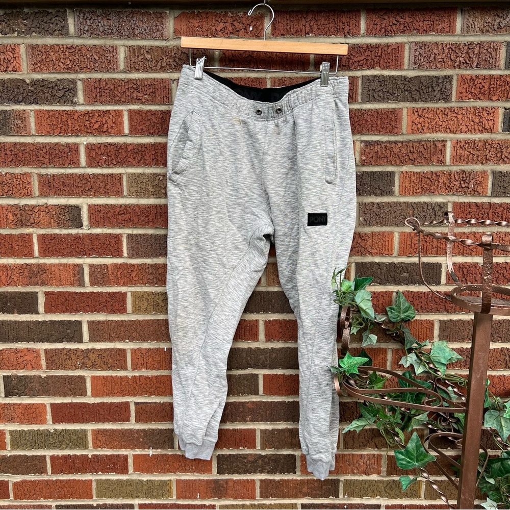 PONY Marled Light Gray Jogger Sweatpants